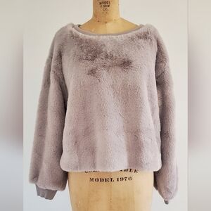 Maeve by Anthropologie crew neck sweater, size M, gray, NWT